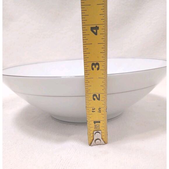 Noritake Rosales 9" Lrg Bowl Pink Rose Silver Edge 5790 Hand Painted Replacement - Picture 13 of 16